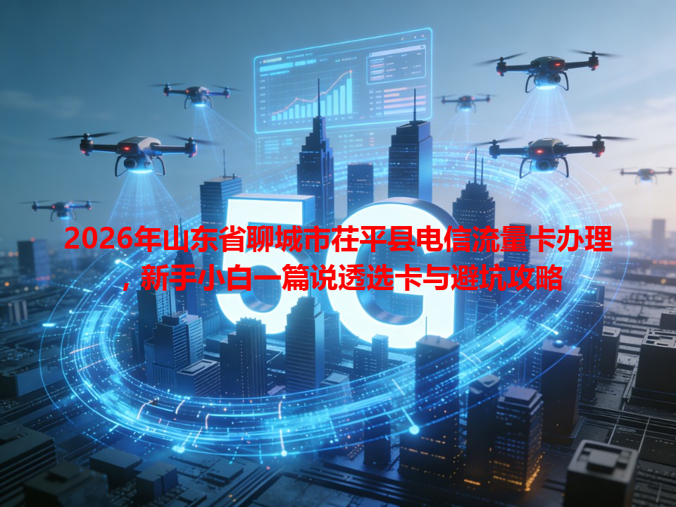 2026年山东省聊城市茌平县电信流量卡办理，新手小白一篇说透选卡与避坑攻略
