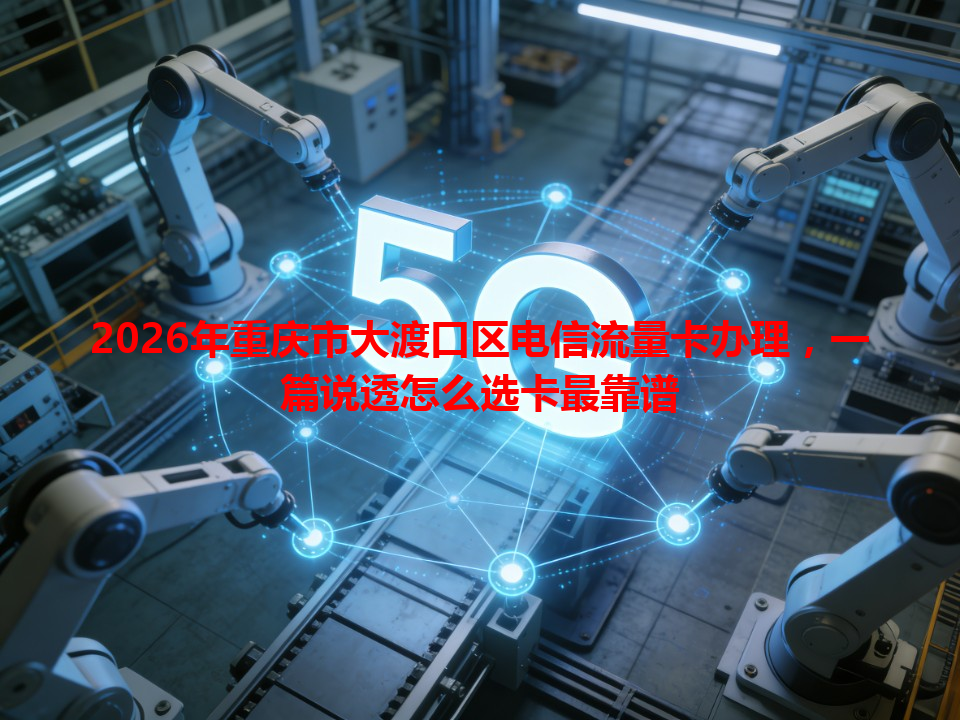 2026年重庆市大渡口区电信流量卡办理，一篇说透怎么选卡最靠谱