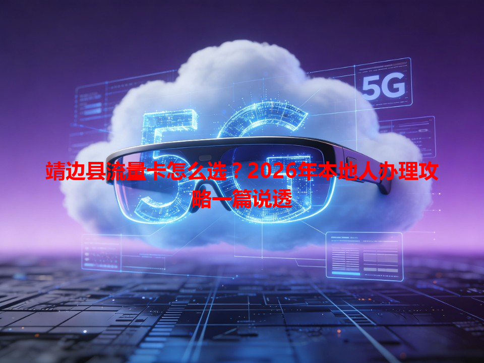 靖边县流量卡怎么选？2026年本地人办理攻略一篇说透