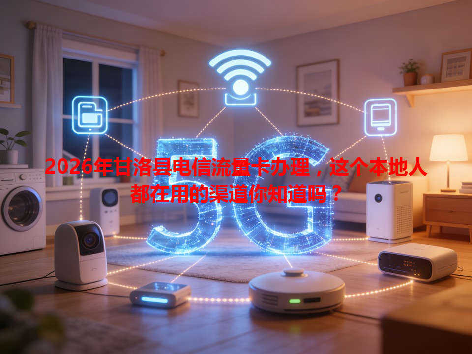 2026年甘洛县电信流量卡办理，这个本地人都在用的渠道你知道吗？