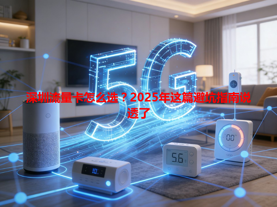 深圳流量卡怎么选？2025年这篇避坑指南说透了