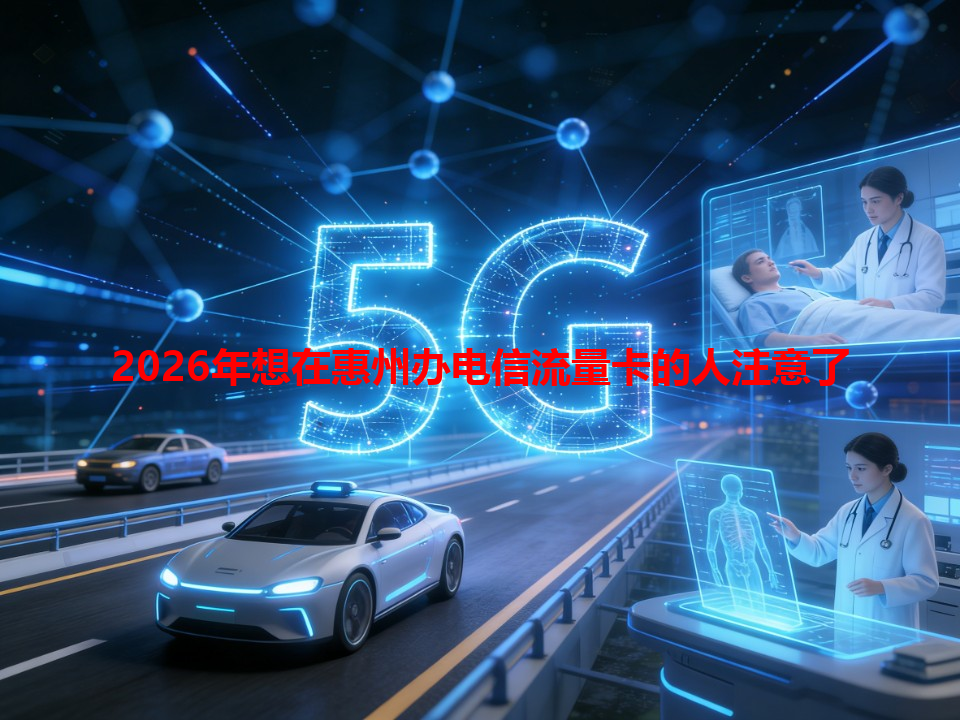 2026年想在惠州办电信流量卡的人注意了