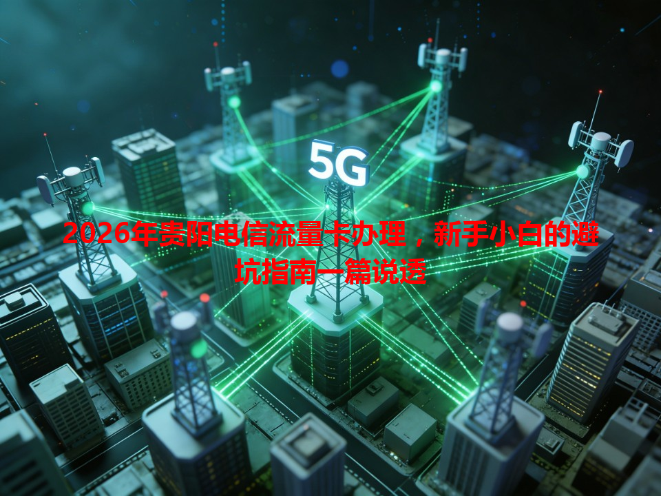 2026年贵阳电信流量卡办理，新手小白的避坑指南一篇说透