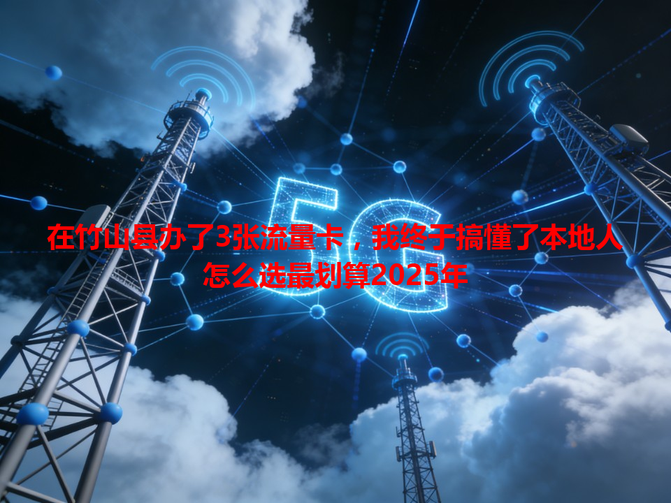 在竹山县办了3张流量卡，我终于搞懂了本地人怎么选最划算2025年