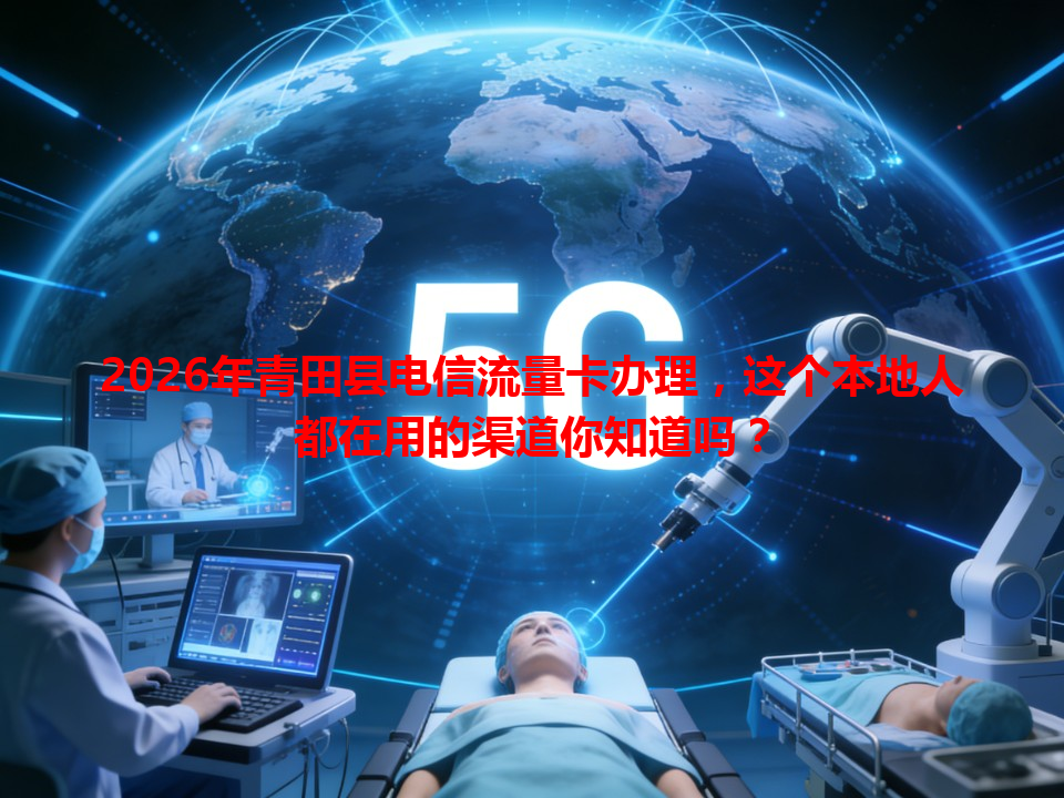 2026年青田县电信流量卡办理，这个本地人都在用的渠道你知道吗？