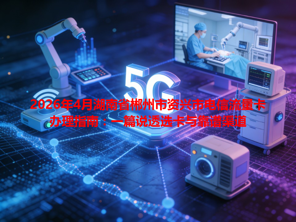 2026年4月湖南省郴州市资兴市电信流量卡办理指南：一篇说透选卡与靠谱渠道