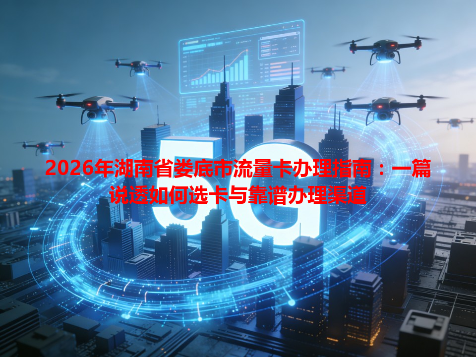 2026年湖南省娄底市流量卡办理指南：一篇说透如何选卡与靠谱办理渠道