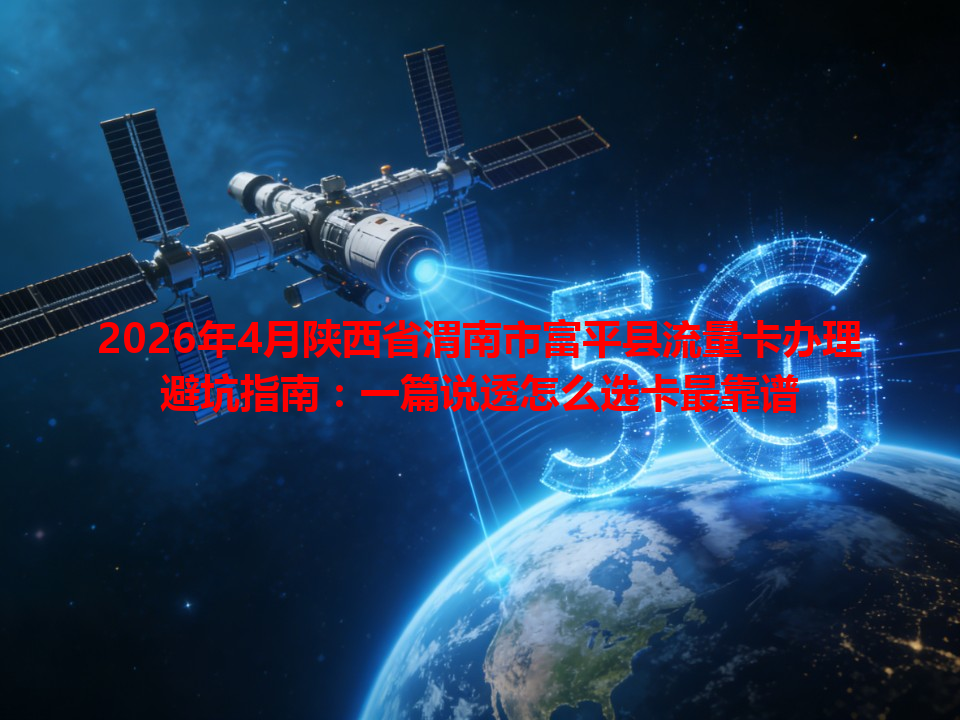 2026年4月陕西省渭南市富平县流量卡办理避坑指南：一篇说透怎么选卡最靠谱