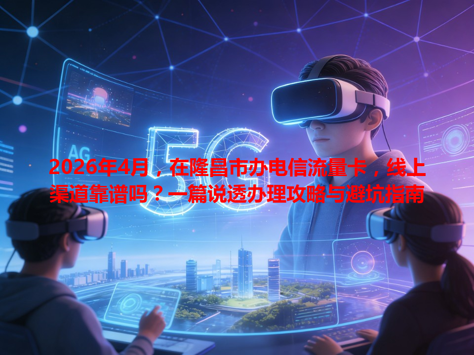 2026年4月，在隆昌市办电信流量卡，线上渠道靠谱吗？一篇说透办理攻略与避坑指南