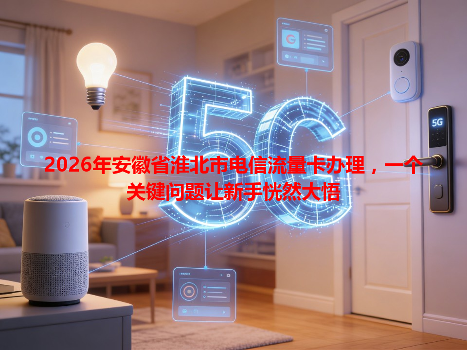 2026年安徽省淮北市电信流量卡办理，一个关键问题让新手恍然大悟