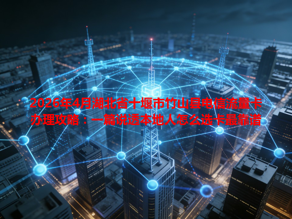 2026年4月湖北省十堰市竹山县电信流量卡办理攻略：一篇说透本地人怎么选卡最靠谱