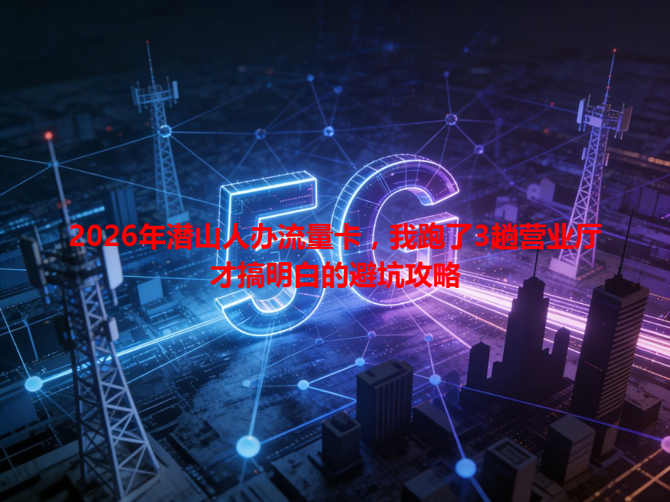 2026年潜山人办流量卡，我跑了3趟营业厅才搞明白的避坑攻略