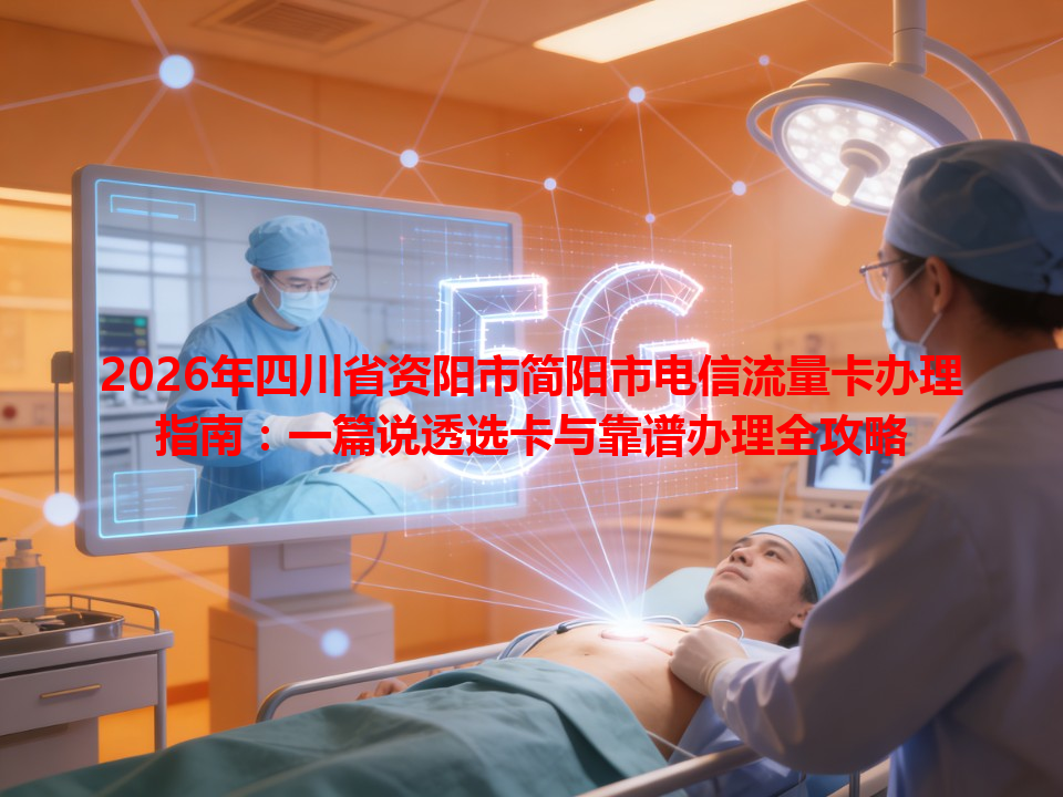 2026年四川省资阳市简阳市电信流量卡办理指南：一篇说透选卡与靠谱办理全攻略