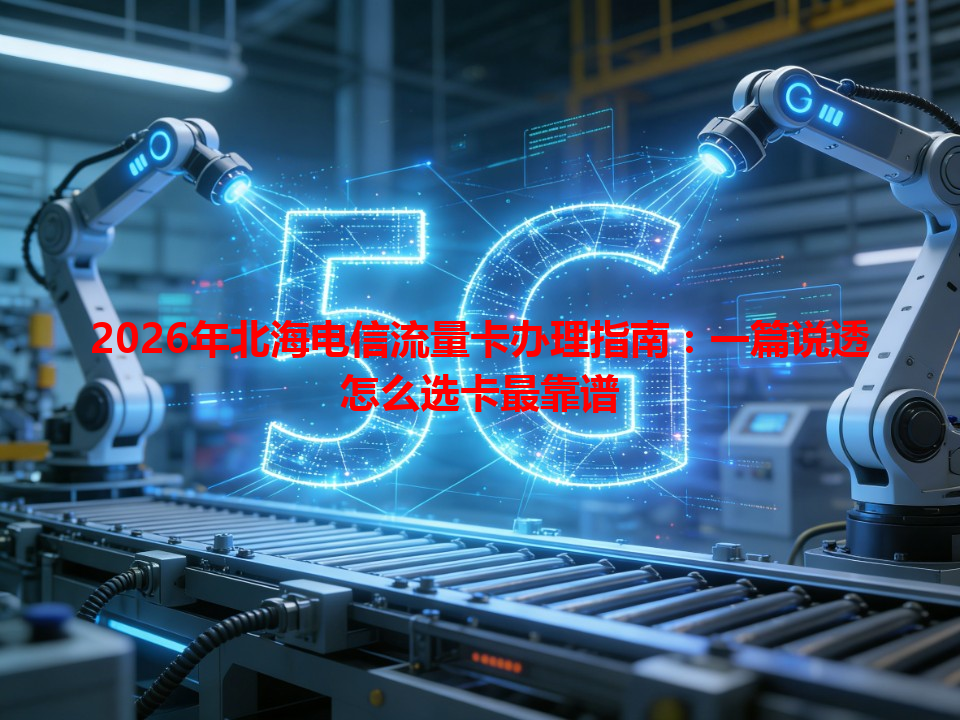 2026年北海电信流量卡办理指南：一篇说透怎么选卡最靠谱