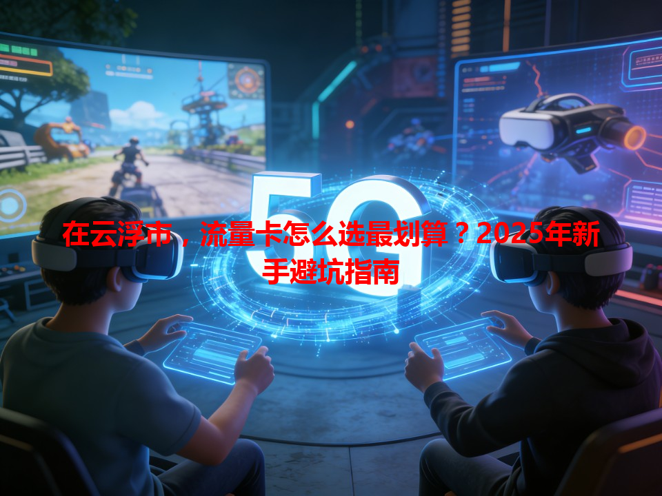 在云浮市，流量卡怎么选最划算？2025年新手避坑指南