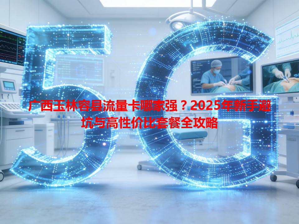 广西玉林容县流量卡哪家强？2025年新手避坑与高性价比套餐全攻略
