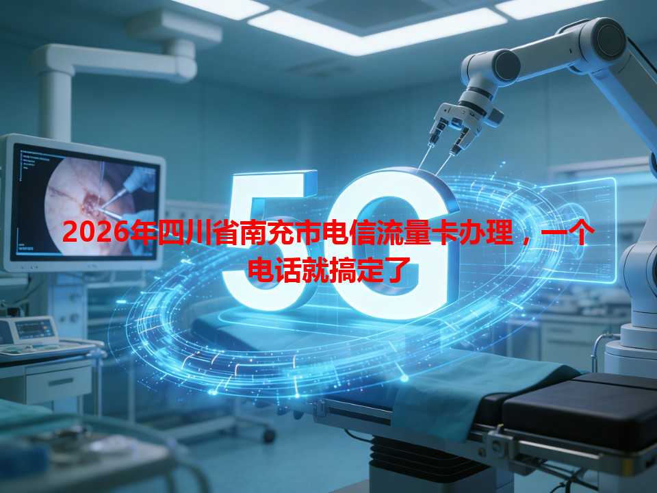 2026年四川省南充市电信流量卡办理，一个电话就搞定了