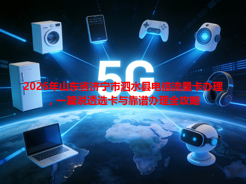 2026年山东省济宁市泗水县电信流量卡办理，一篇说透选卡与靠谱办理全攻略