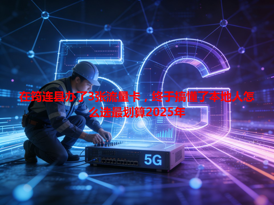 在筠连县办了3张流量卡，终于搞懂了本地人怎么选最划算2025年
