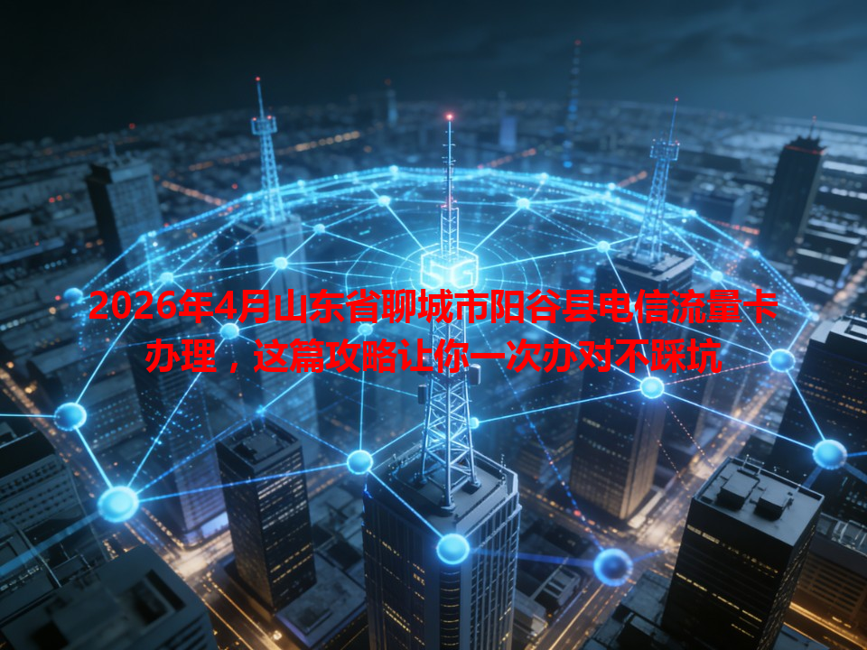 2026年4月山东省聊城市阳谷县电信流量卡办理，这篇攻略让你一次办对不踩坑
