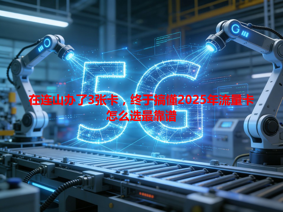 在连山办了3张卡，终于搞懂2025年流量卡怎么选最靠谱