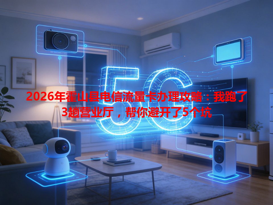2026年霍山县电信流量卡办理攻略：我跑了3趟营业厅，帮你避开了5个坑