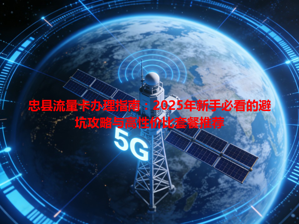 忠县流量卡办理指南：2025年新手必看的避坑攻略与高性价比套餐推荐