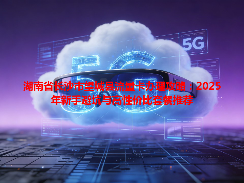 湖南省长沙市望城县流量卡办理攻略：2025年新手避坑与高性价比套餐推荐