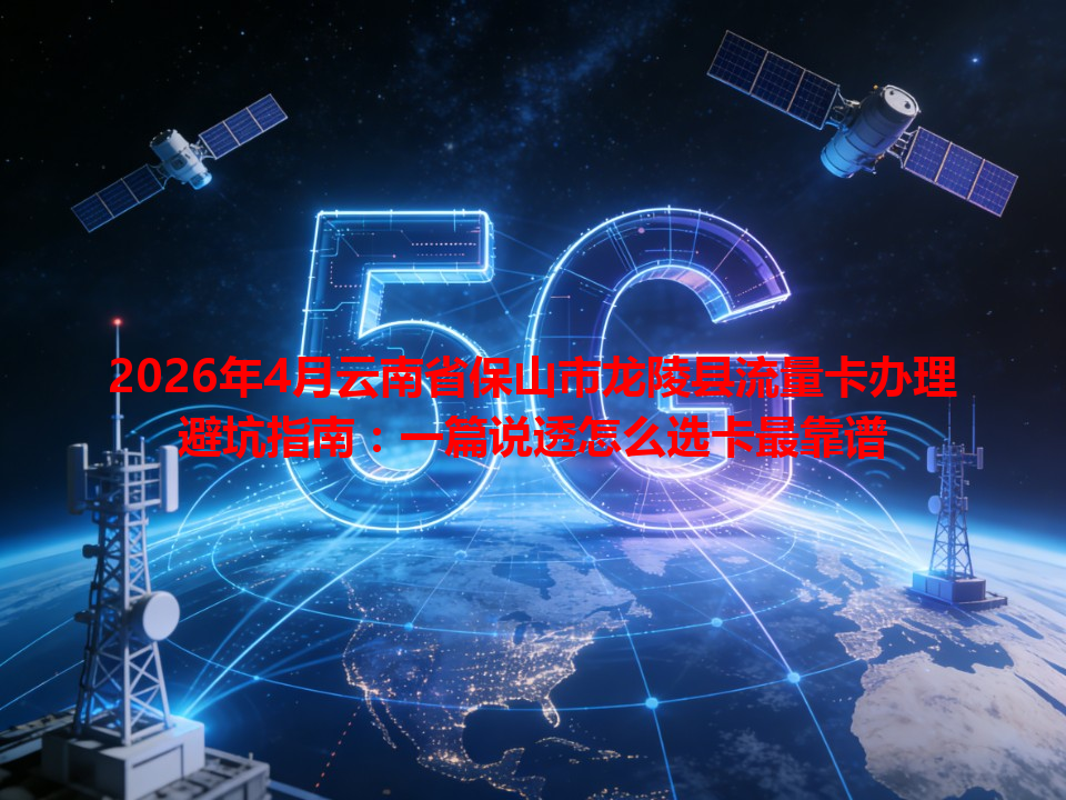 2026年4月云南省保山市龙陵县流量卡办理避坑指南：一篇说透怎么选卡最靠谱