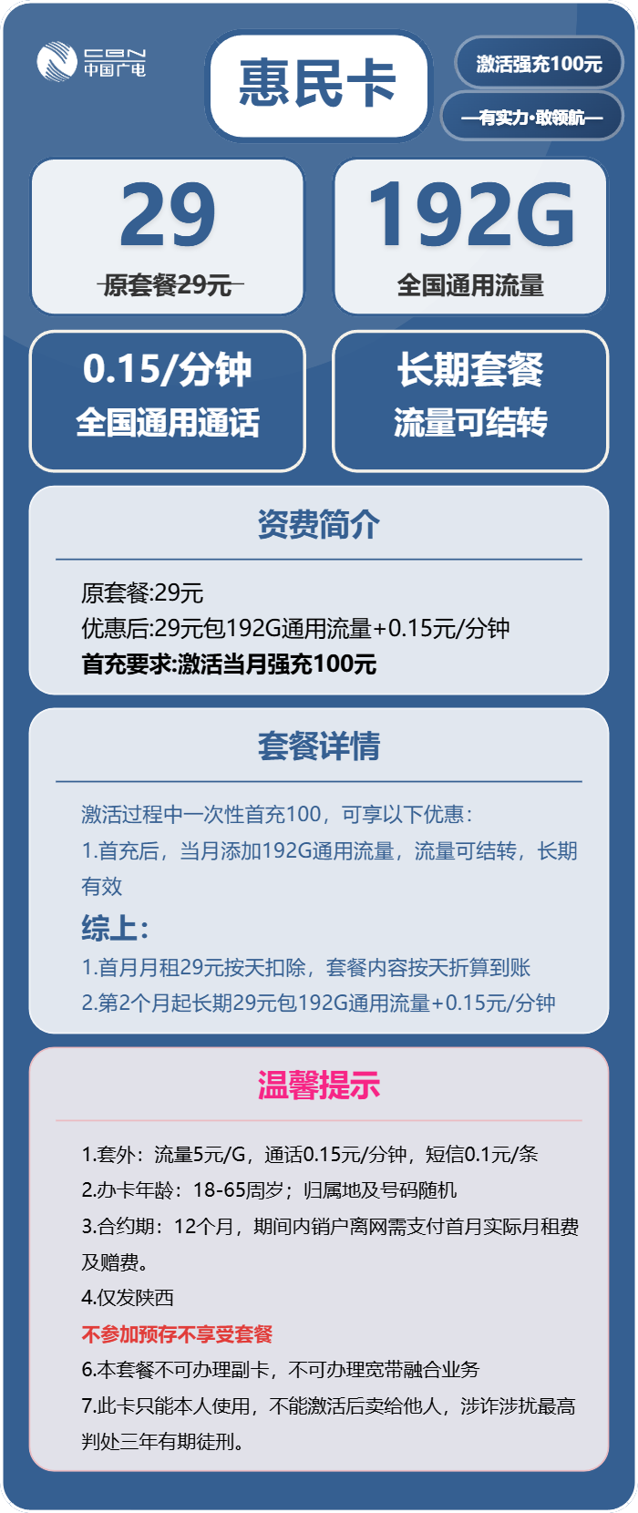 广电惠民卡详情