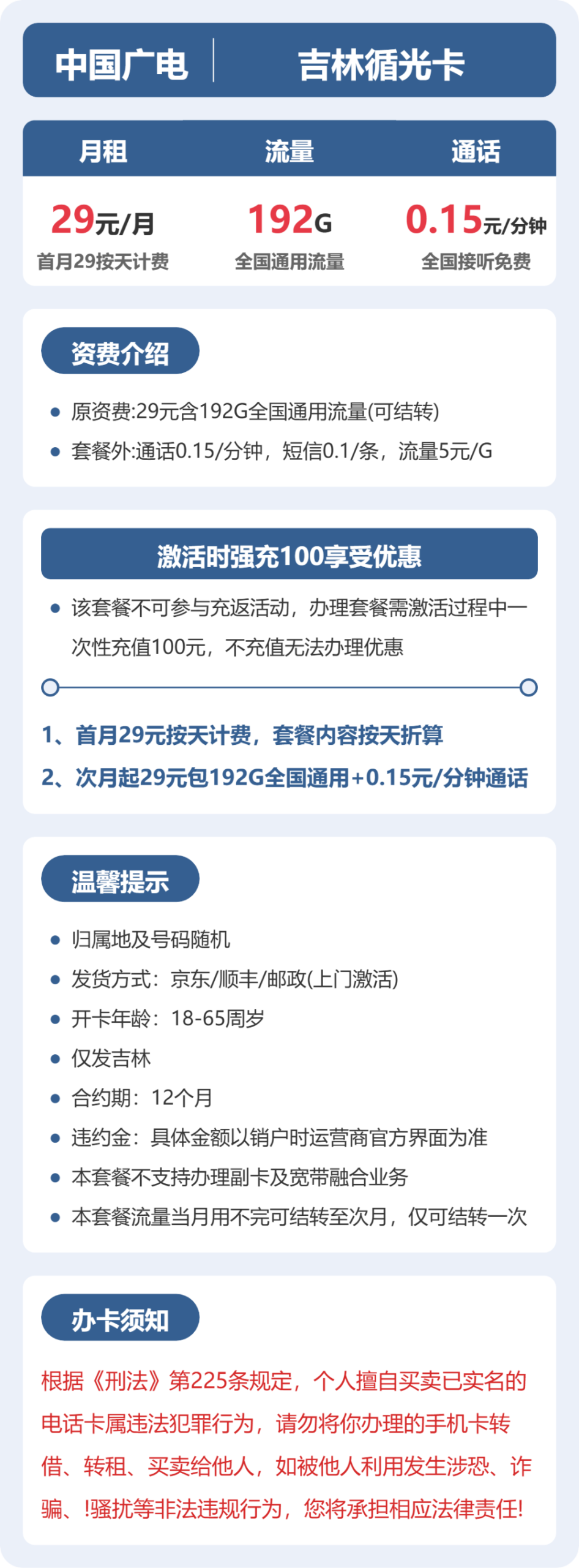 广电吉林循光卡②详情