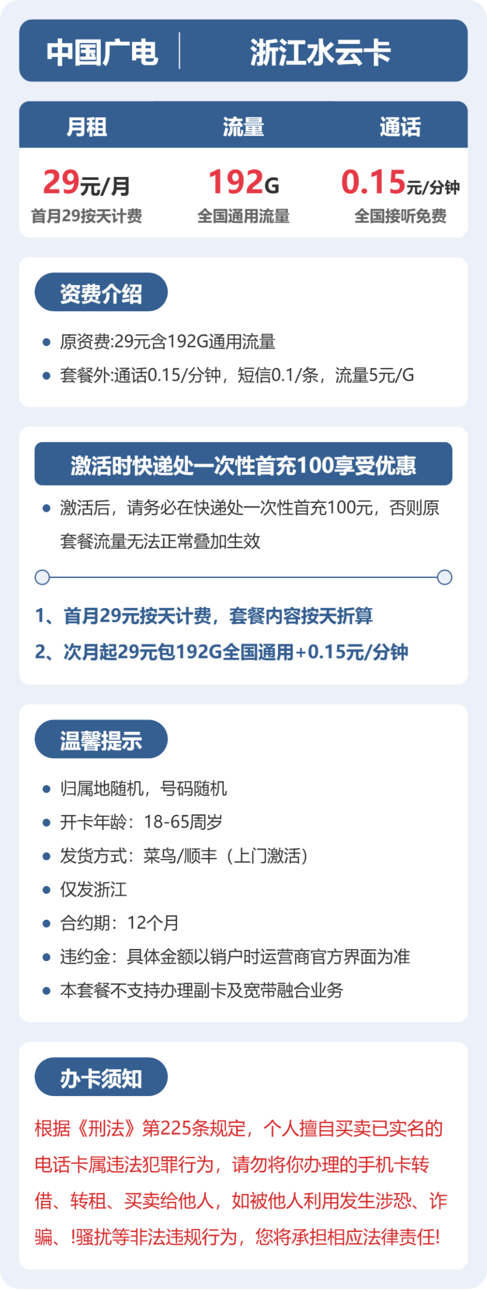 广电浙江水云卡详情