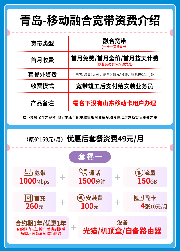 宽带套餐详情图