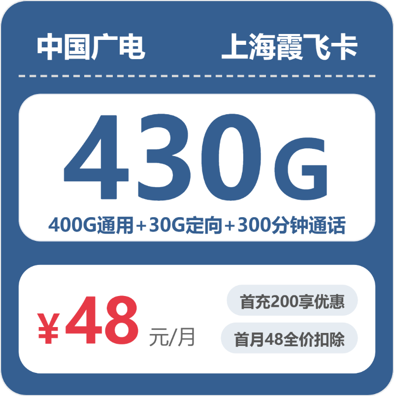 上海青浦区广电流量卡怎么选？48元400G高性价比避坑指南(2026年07月17日)