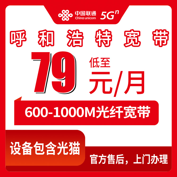 2026年8月11日在呼和浩特清水河县装联通宽带，79元起步的月包套餐到底怎么选不踩坑