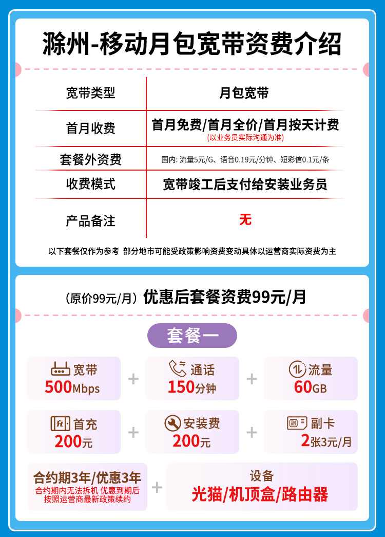 宽带套餐详情图