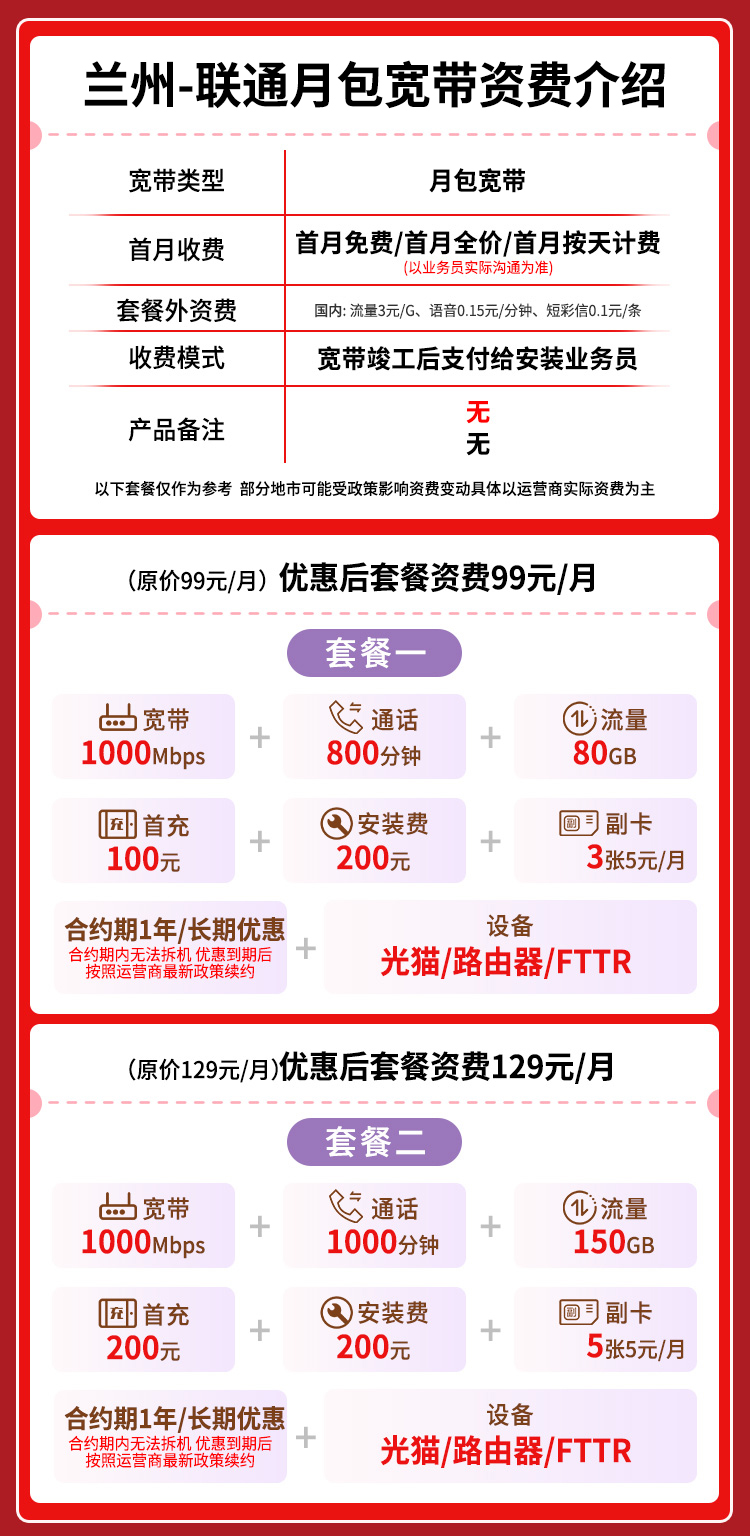 宽带套餐详情图