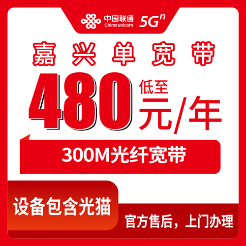 2026年10月30日浙江省嘉兴嘉善县联通单宽带480元包年300M，装之前这些事得先弄明白