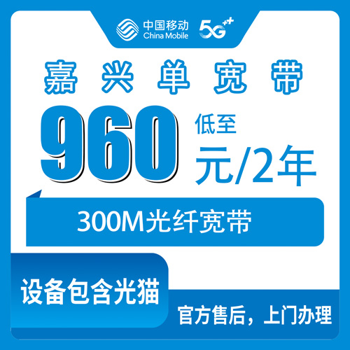 2026年10月28日浙江省嘉兴海宁市移动单宽带300M两年960元，装之前我把踩过的坑说清楚