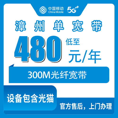 2026年10月23日福建省漳州云霄县移动单宽带480元包年300M实测：哪些乡镇能装、资费怎么算、安装流程走几步