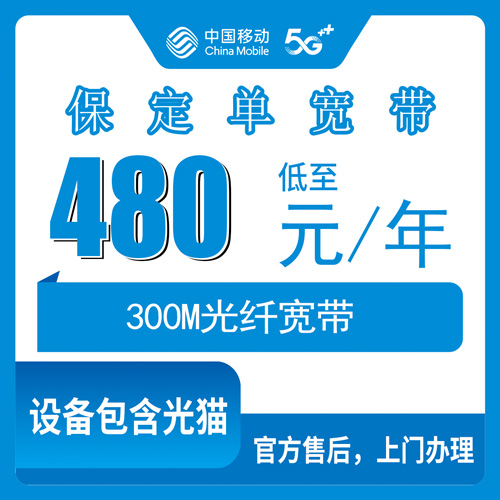 2026年11月保定市移动单宽带怎么报装？
